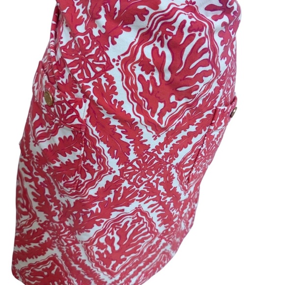 Lilly Pulitzer Pink and White Patterned Dress - Picture 4 of 7